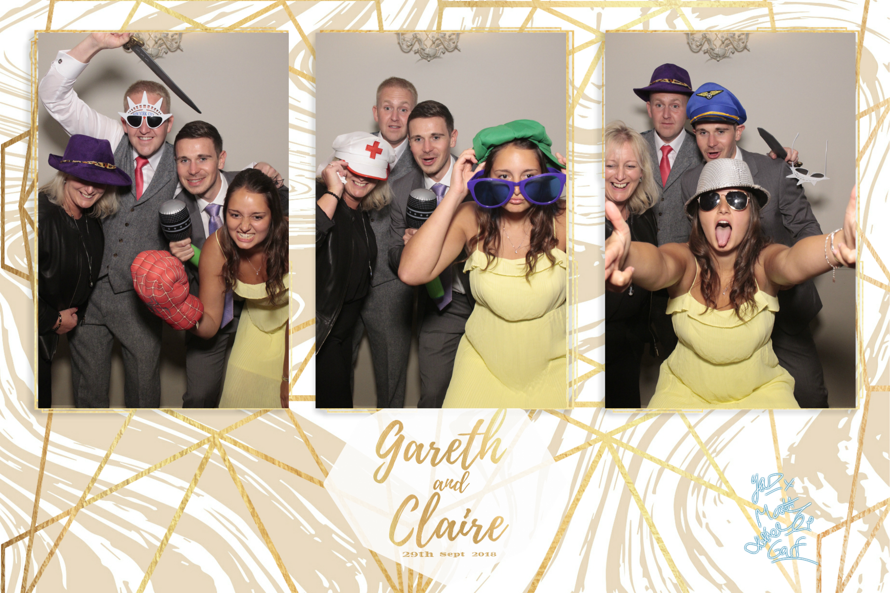Claire & Gareth's Wedding | View more photos from the event at gallery.myphotoboothexperience.co.uk/u/MyPhotoBoothExperienceLtd/Claire-Gareths-Wedding